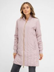 TicketWOMAN Płaszcz przejściowy "Jettie" w kolorze jasnoróżowym rozmiar: 36. Różowe płaszcze TicketWOMAN, bez wzorów, bez kaptura. Za 195.99 zł.