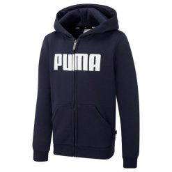 Puma Bluza Ess 84762102. Niebieskie bluzy Puma, bez wzorów, bez kaptura. Za 121.99 zł.