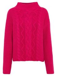 Camel Active Sweter w kolorze różowym rozmiar: L. Różowe swetry Camel Active, l, bez wzorów, ze splotem, bez ramiączek. Za 220.12 zł.