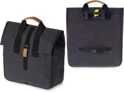 Torba na zakupy „Urban Dry. Czarne torby na ramię BASIL, bez wzorów, z materiału, eleganckie, na ramię, bez dodatków. Za 357.49 zł.