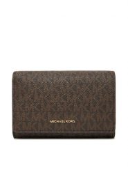 MICHAEL Michael Kors Duży Portfel Damski 32T5GJ6D9B Brązowy. Brązowe portfele MICHAEL Michael Kors, bez wzorów, ze skóry. Za 669.99 zł.