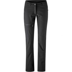 Spodnie softshell Maier Sports Adakit. Czarne spodnie narciarskie Maier Sports, m, bez wzorów, z materiału, wspinaczkowe. Za 687.90 zł.