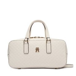 Torebka Tommy Hilfiger. Białe torebki klasyczne TOMMY HILFIGER, bez wzorów, bez dodatków. Za 649.99 zł.
