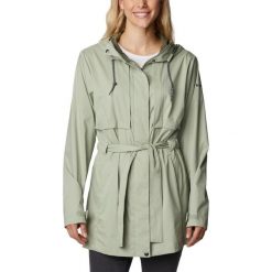 Płaszcz przeciwdeszczowy damski Columbia Pardon My Trench Rain. Zielone płaszcze Columbia, s, bez wzorów, bez kaptura. Za 459.00 zł.