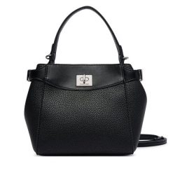 Torebka Calvin Klein. Czarne torebki klasyczne Calvin Klein, bez wzorów, bez dodatków. Za 489.99 zł.