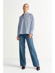 Rich & Royal Koszula w kolorze niebieskim rozmiar: 34. Niebieskie koszule Rich & Royal, bez wzorów, z bawełny, bez kołnierzyka, bez ramiączek. Za 234.95 zł.