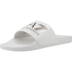 Sandały EA7 SCARPE BEACHWEAR Biały. Białe sandały EA7, bez wzorów, z syntetyku, bez obcasa, bez zapięcia. Za 179.99 zł.