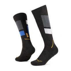 Skarpetki sportowe dla dorosłych Thermonet Over The Calf Socks. Czarne skarpety Buff, bez wzorów, z elastanu. Za 149.99 zł.