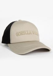 Czapka z daszkiem Gorilla Wear Sharon Ponytail. Brązowe czapki GORILLA WEAR, bez wzorów, z bawełny. Za 125.80 zł.