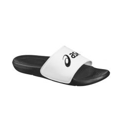 Klapki basenowe dla dorosłych Asics Slide biały. Białe klapki Asics, bez wzorów, bez obcasa. Za 52.00 zł.