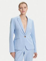 Tatuum Marynarka Rema T2505.027 Błękitny Regular Fit. Niebieskie marynarki i żakiety Tatuum, bez wzorów, z syntetyku. Za 419.99 zł.