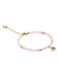 Guess Bransoletka JUBB06 147JW Różowy. Czerwone bransoletki Guess, ze stali. Za 210.99 zł.
