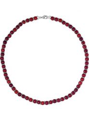 Mitzuko Naszyjnik z pereł w kolorze czerwonym - dł. 40 cm rozmiar: onesize. Czerwone naszyjniki Mitzuko, z perłą. Za 217.99 zł.