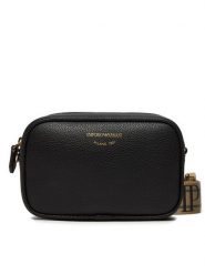 Emporio Armani Torebka EW000537 AF12103 MC032 Czarny. Czarne listonoszki Emporio Armani, bez wzorów, ze skóry, bez dodatków. Za 499.99 zł.