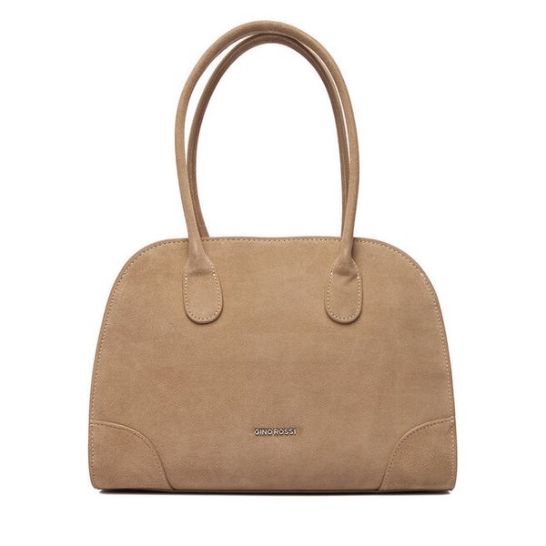 Torebka GINO ROSSI. Brązowe torebki klasyczne Gino Rossi, bez wzorów, bez dodatków. Za 479.99 zł.