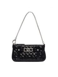Armani Exchange Torebka XW002986 AF26448 UC001 Czarny. Czarne kopertówki Armani Exchange, bez wzorów, z materiału, bez dodatków. Za 479.99 zł.