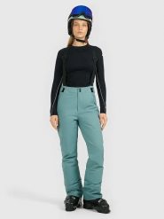 4F Spodnie narciarskie w kolorze turkusowym rozmiar: M. Niebieskie spodnie dresowe 4f, m, bez wzorów, narciarskie, Dermizax. Za 427.42 zł.