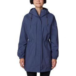 Płaszcz przeciwdeszczowy damski Columbia Splash Side. Niebieskie płaszcze Columbia, xs, bez wzorów, z nylonu, bez kaptura. Za 518.99 zł.