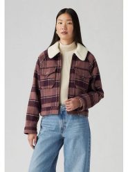 Levi's Kurtka koszulowa w kolorze ciemnofioletowym rozmiar: L. Różowe kurtki Levi's®, l, z aplikacjami, z wełny, bez kaptura. Za 288.52 zł.