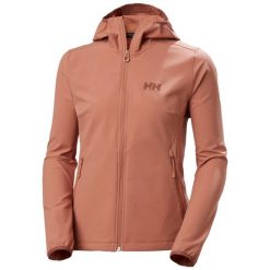 Kurtka przeciwdeszczowa damska Helly Hansen Cascade Shield. Brązowe kurtki sportowe Helly Hansen, bez wzorów, bez kaptura, trekkingowe. Za 723.50 zł.