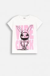 T-shirt z krótkim rękawem. T-shirty MOKIDA, bez wzorów, bez kołnierzyka, bez ramiączek. W wyprzedaży za 19.90 zł.