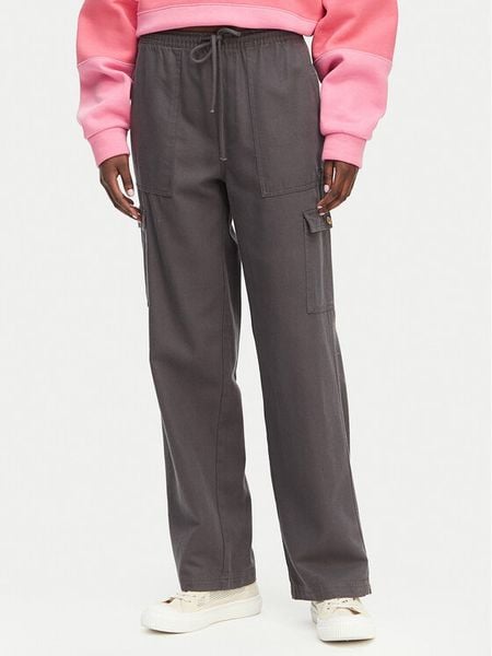 Roxy Spodnie materiałowe Precious ERJNP03584 Granatowy Regular Fit. Niebieskie spodnie materiałowe Roxy, m, bez wzorów, z bawełny. Za 189.99 zł.