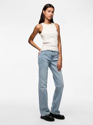 Pieces Dżinsy - Regular fit - w kolorze błękitnym rozmiar: W31/L32. Niebieskie jeansy Pieces, l, bez wzorów. Za 110.04 zł.