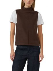 S.Oliver Bezrękawnik w kolorze brązowym rozmiar: 42. Brązowe swetry S.Oliver, s, bez wzorów, bez ramiączek. Za 95.99 zł.