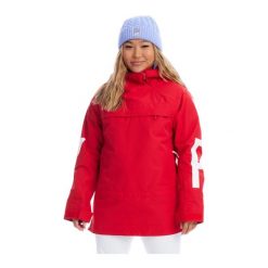 Kurtka narciarska damska Roxy x Chloe Kim Overhead. Czerwone kurtki narciarskie Roxy, xs, bez wzorów, bez kaptura, narciarskie. Za 837.00 zł.