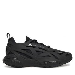 Buty do biegania adidas. Czarne obuwie sportowe Adidas, bez zapięcia, do biegania. Za 949.99 zł.