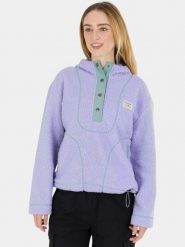 Bluza Damska Fundango Juniper Pile. Fioletowe bluzy FUNDANGO, na zimę, xl, bez wzorów, z materiału, z kapturem. Za 349.00 zł.