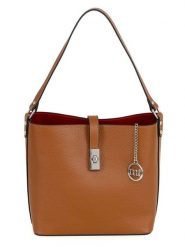 Mia Tomazzi Skórzana torebka "Cannobio" w kolorze jasnobrązowym - 25 x 24 x 11 cm rozmiar: onesize. Brązowe torby na ramię Mia Tomazzi, bez wzorów, z materiału, na ramię, bez dodatków. Za 260.99 zł.