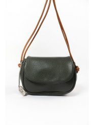 Anna Morellini Skórzana torebka "Drina" w kolorze zielonym - 23 x 18 x 10 cm rozmiar: onesize. Zielone torby na ramię Anna Morellini, bez wzorów, z materiału, na ramię, bez dodatków. Za 319.13 zł.