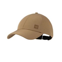 Czapka z daszkiem Buff Summit Cap. Brązowe czapki Buff, bez wzorów, z elastanu. Za 130.99 zł.