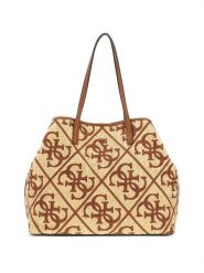Guess Torebka 182924 Brązowy. Brązowe shopper Guess, z aplikacjami, bez dodatków. Za 674.99 zł.