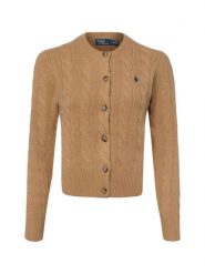Polo Ralph Lauren Kardigan z zawartością kaszmiru Kobiety Kaszmir beżowy, L. Brązowe kardigany Polo Ralph Lauren, l, bez wzorów, z kaszmiru. Za 1,199.95 zł.