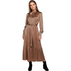 Stylove Sukienka ze wzorem rozmiar: L. Sukienki Stylove, l, bez wzorów, bez kołnierzyka, bez ramiączek, maxi. Za 259.74 zł.