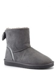 ISLAND BOOT Botki zimowe "Massey" w kolorze szarym rozmiar: 36. Szare botki Island Boot, na zimę, bez wzorów, z materiału, bez obcasa, bez zapięcia. Za 127.65 zł.