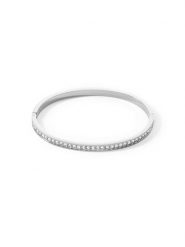 COEUR DE LION Bransoletka z kryształami rozmiar: onesize. Szare bransoletki COEUR DE LION, z kryształem, srebrne. Za 207.88 zł.