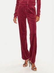 Juicy Couture Spodnie dresowe Tina JCAPW045 Czerwony Regular Fit. Czerwone spodnie dresowe Juicy Couture, l, bez wzorów, z dresówki. Za 179.99 zł.