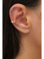 Miu Silver Pozłacana nausznica rozmiar: onesize. Szare kolczyki Miu Silver, pozłacane. Za 60.99 zł.