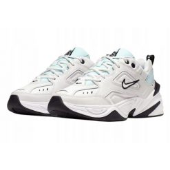Buty Sportowe Damskie Nike W M2K Tekno. Białe obuwie sportowe Nike, bez zapięcia, do biegania. Za 396.00 zł.