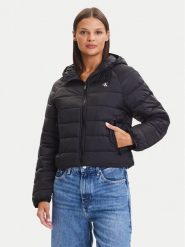 Calvin Klein Jeans Kurtka przejściowa LV047C510G Czarny Regular Fit. Czarne kurtki Calvin Klein Jeans, xs, bez wzorów, z jeansu, bez kaptura. Za 799.99 zł.