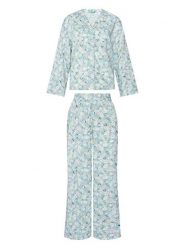 United Colors Of Benetton Piżama 4W313P00U Zielony Relaxed Fit. Zielone piżamy United Colors of Benetton, bez wzorów, z wiskozy, bez ramiączek. Za 279.99 zł.