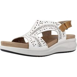Sandały FLUCHOS F1481 Biały. Białe sandały LUCHOS, bez wzorów, ze skóry, bez obcasa, bez zapięcia. Za 308.99 zł.