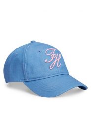 Tommy Hilfiger Czapka z daszkiem Logo Embroidery Baseball Cap AW0AW18338 Niebieski. Niebieskie czapki TOMMY HILFIGER, bez wzorów, z bawełny. Za 209.99 zł.