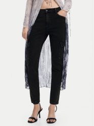 Desigual Jeansy Danubio 24WWPW07 Czarny Slim Fit. Czarne jeansy Desigual, bez wzorów. Za 249.99 zł.