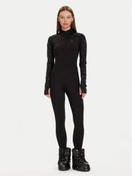 Guess Kombinezon W5BD1P K7182 Czarny Slim Fit. Czarne sukienki Guess, xl, z aplikacjami, z syntetyku, bez kołnierzyka, bez ramiączek. Za 529.99 zł.