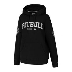 Bluza damska Pitbull z kapturem oversize Tyrian. Czarne bluzy PITBULL, l, bez wzorów, z kapturem. W wyprzedaży za 199.00 zł.