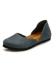 Comfortfusse Skórzane baleriny w kolorze granatowym rozmiar: 36. Niebieskie baleriny Comfortfüße, bez wzorów, z okrągłym noskiem, bez obcasa. Za 140.86 zł.